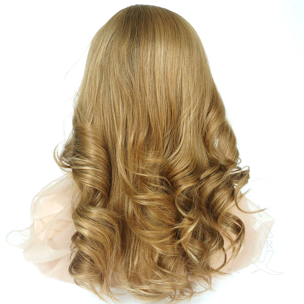 Machine Made Bandfall Wig Quick Delivery All Human Hair Wig Kosher Wig Lace Wig Custom Wig for You Ship to Israel Jewish Hasidic Women Half Wig Wholesale/Supplier