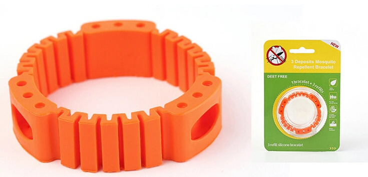 Hot Summer Product Silicone Rubber Wholesale/Supplier Anti Mosquito Repellent Bracelet Safe