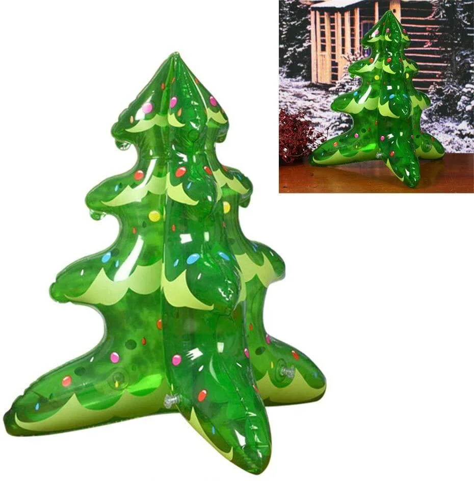 PVC Mini Small Inflataable Christmas Tree Toy for Home Club Bar Party Decor Hanging