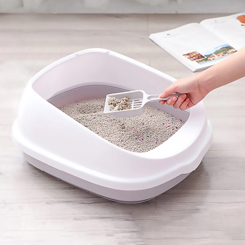 Semi-Closed Cat Toilet Litter Box