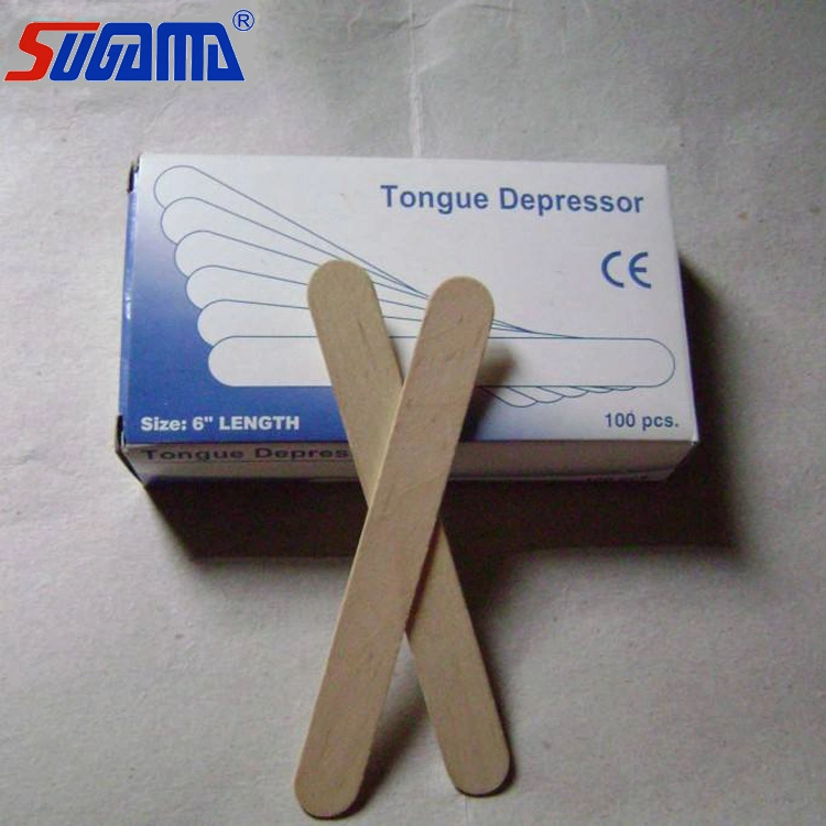 Good Quality Cheap Price Non-Sterile Tongue Depressors Wooden for Hospital