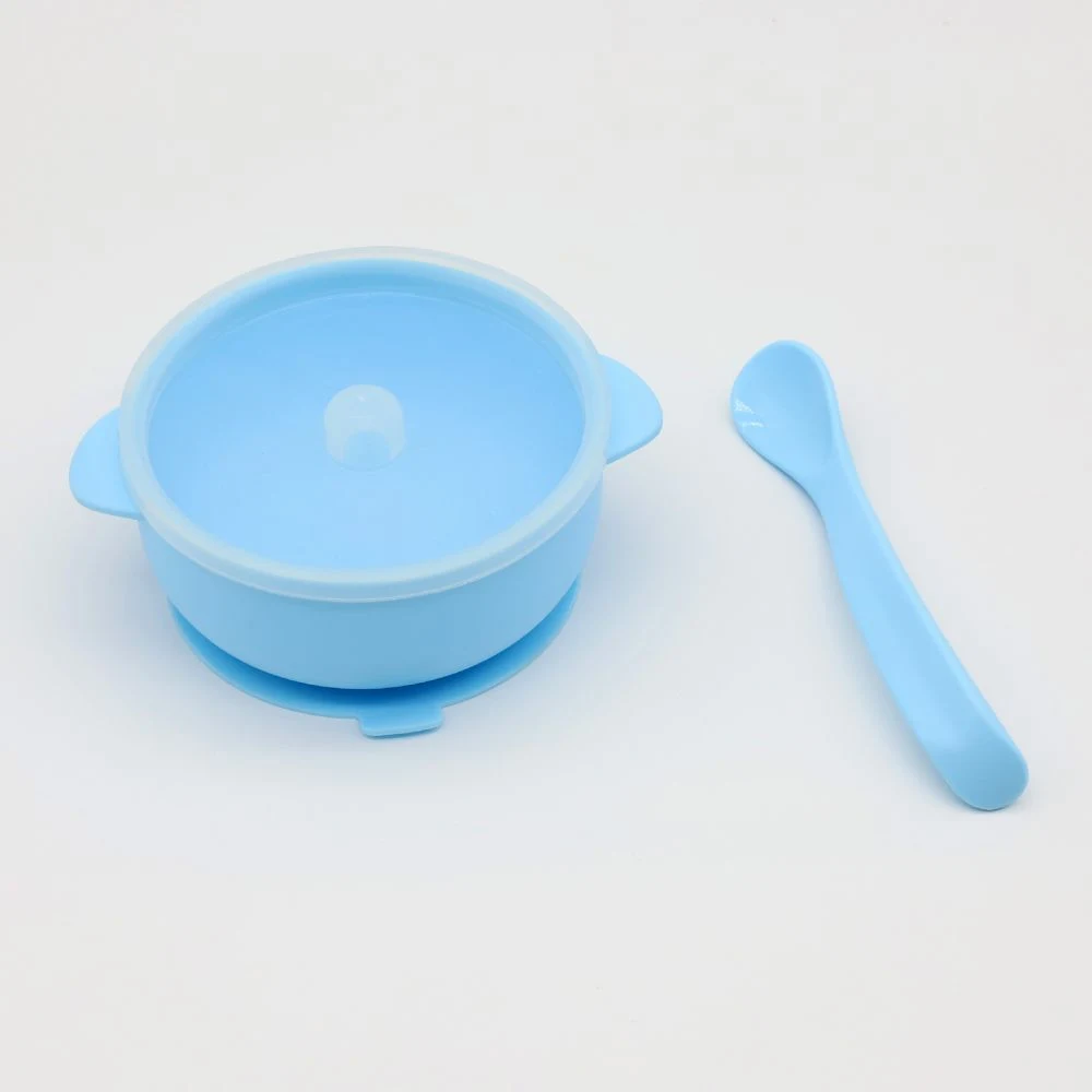 New Customizable Drop and Wear Resistance Silicone Baby Bowl Set