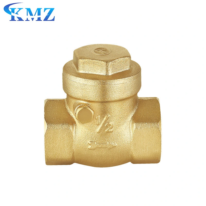 200wog Soft Seat Rubber Clapper 1/2" NPT Brass Swing Check Valve