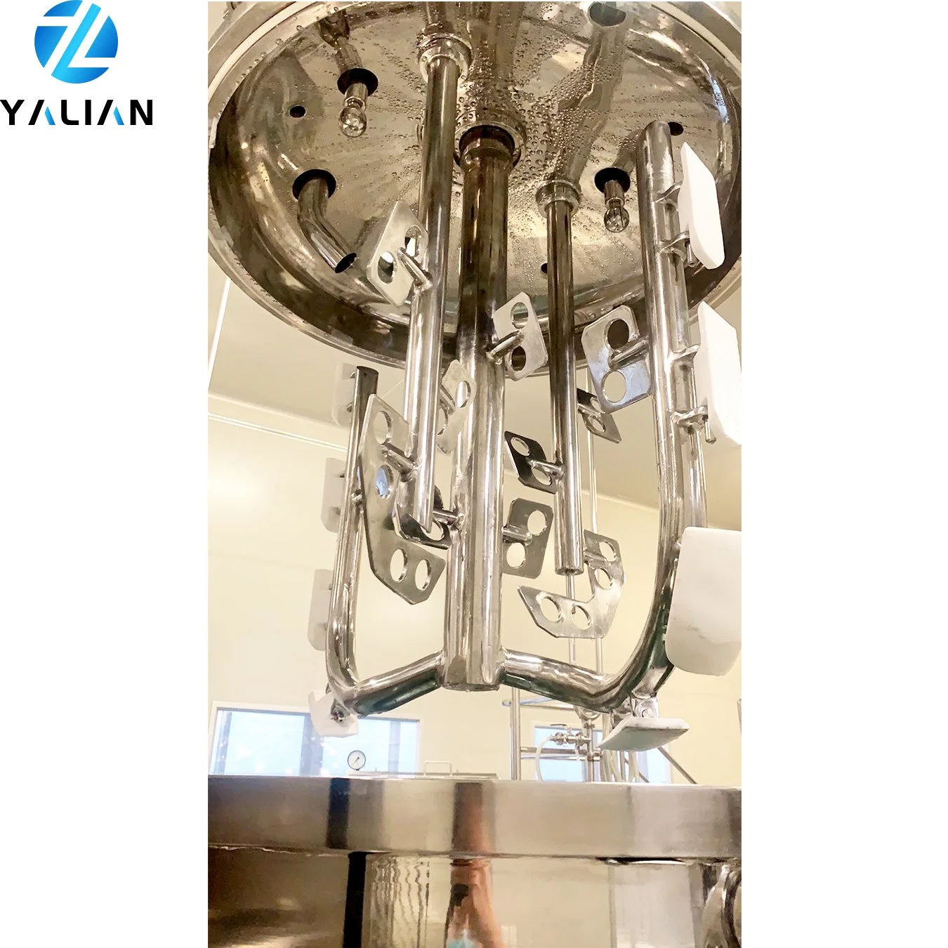 Factory Vacuum Emulsifying Mixer Homogenizer Industrial Mixing Machine Liquid Soap Comestics Honey Jelly Shower Gel Making Equipment