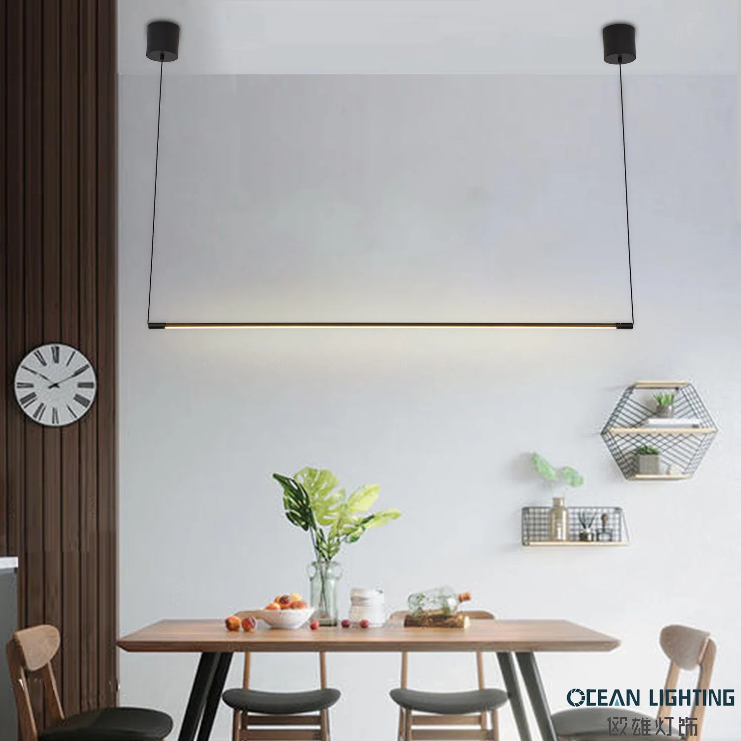 L&aacute; Mpara Interior De Lujos Ocean Lighting Modern Simple Design LED Chip Pendant Lamp