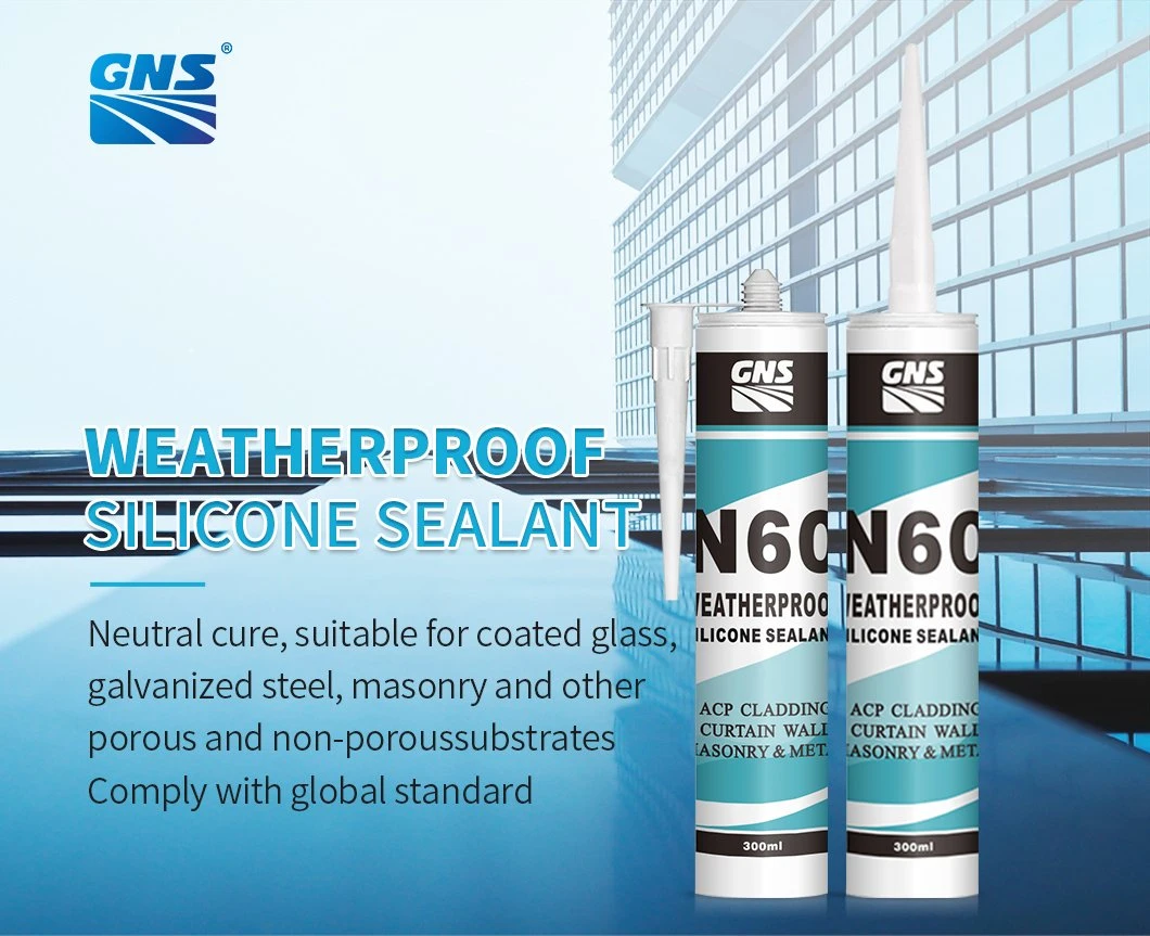 Building Construction Silicone Sealant for Aluminum and Curtain Wall and Windows and Door