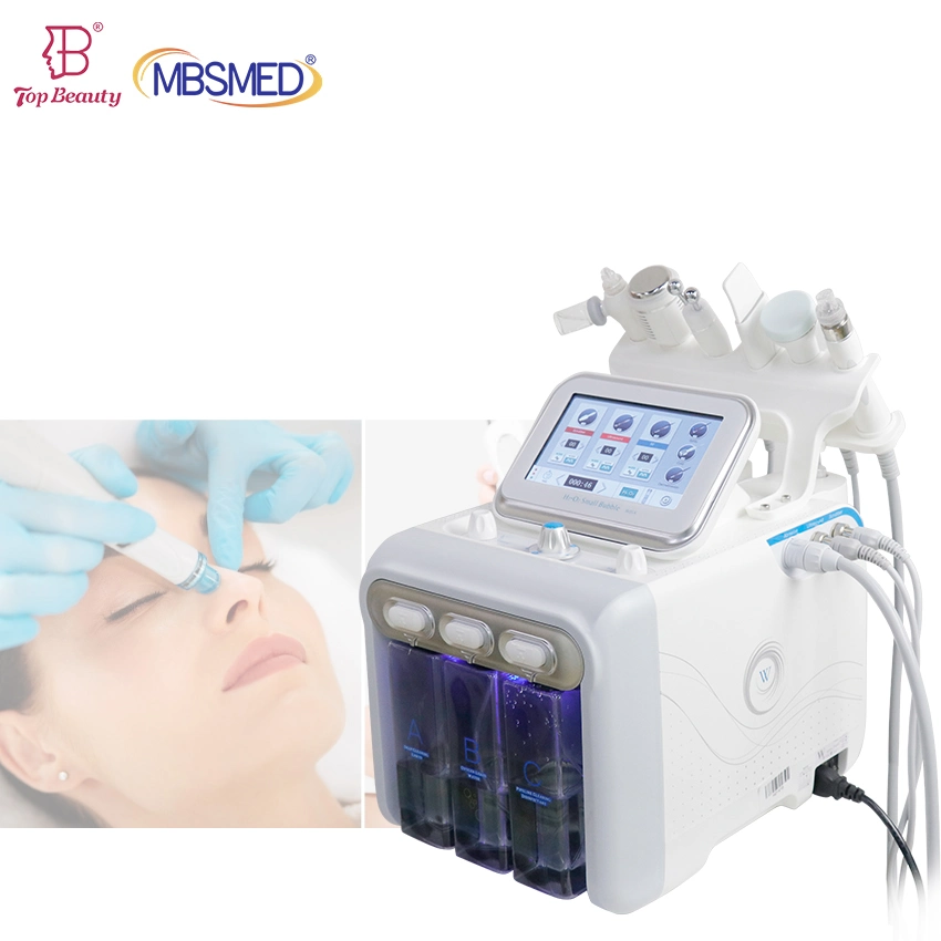 Dermabrasion Hydro Facials Machine/H2O2 6 in 1 Deep Clear Oxygen Spray Hydrofacials