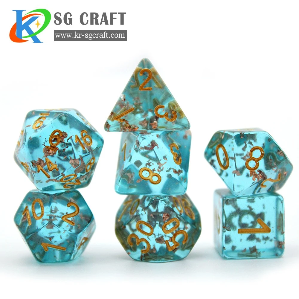 Hot Sell New Type Resin Dice Set No MOQ