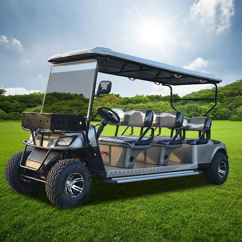 Made in China Hunting Golf Cart Low Speed Car Safety Electric Golf Car with Lithium Battery Fashion and Comfortable