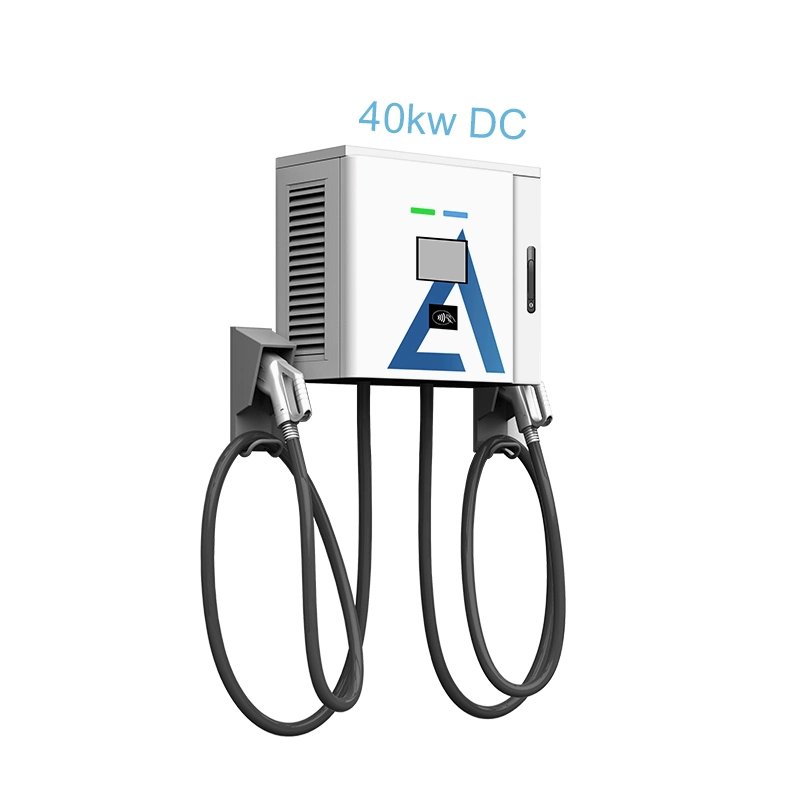 40kw Chademo CCS DC Fast EV Charger Station Charger Ocpp RFID Auto Power Charging Protection