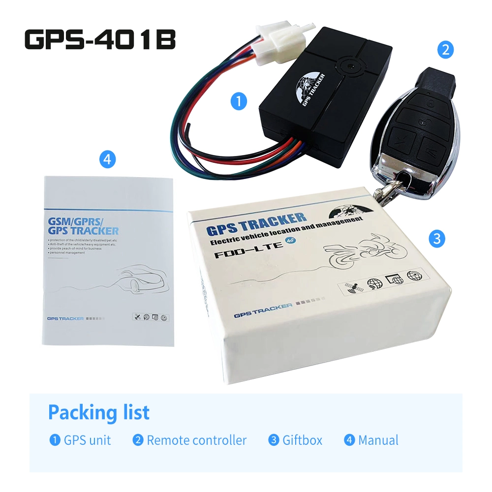 Motorcycle / Motorbike Security System 3G 4G GPS GSM Alarm System with Free Android Ios APP GPS Tracking System