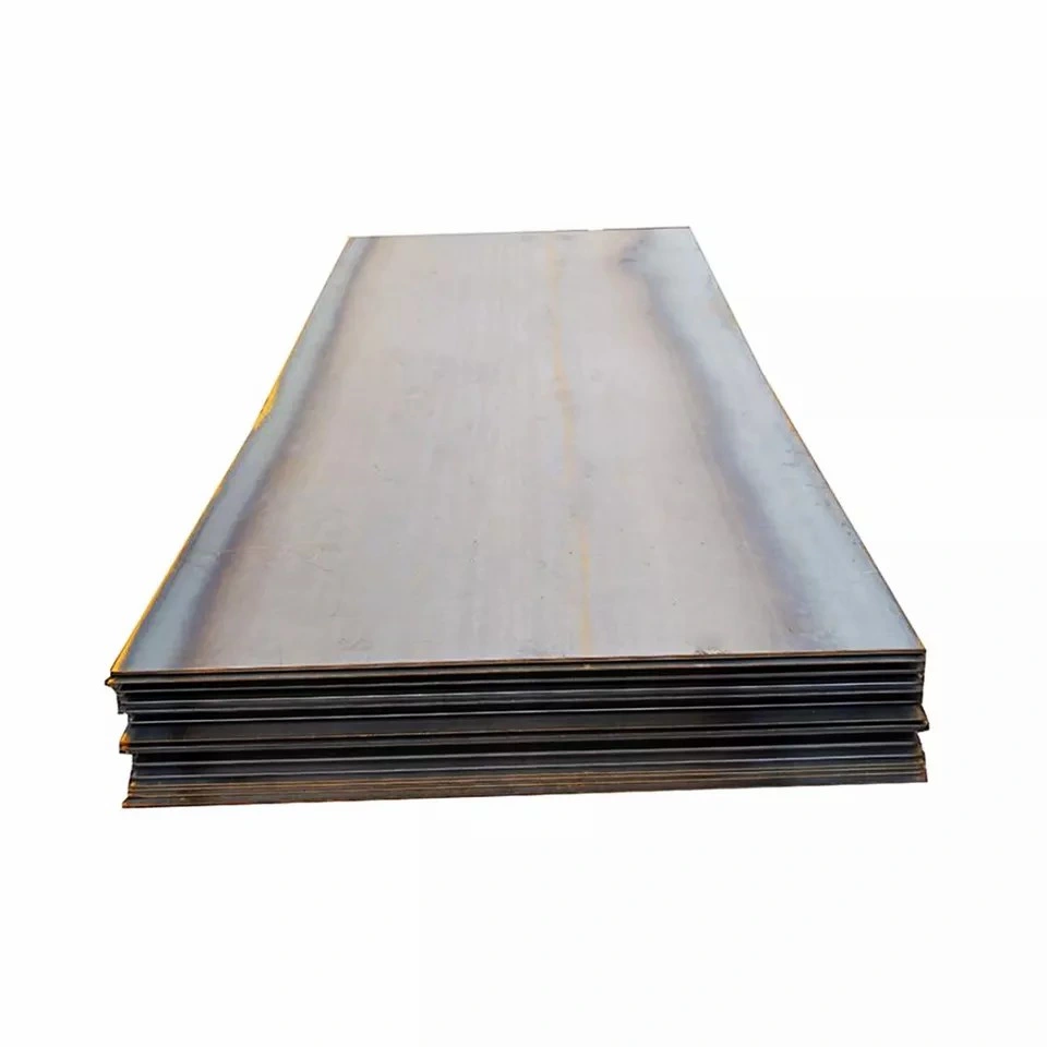 Fornecedor de fábrica chapa de aço carbono de alta qualidade DIN aço carbono Folha plana ASTM A36/Q345/Q235B material de construção laminado a quente/frio Metal suave Placa de aço carbono