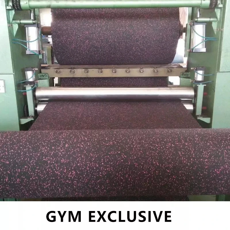 Le carrelage en caoutchouc antiglisse Accueil Salle de gym un revêtement de sol en caoutchouc de 8 mm de la salle de gym Mat Flooringhot la vente des produits en caoutchouc