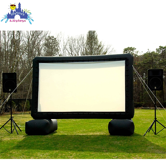 Pantalla inflable de la película para los acontecimientos de la fiesta vacaciones proyector de la película aire Cine en casa inflado