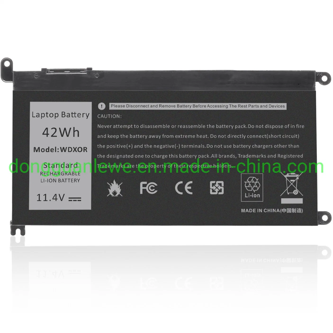 Wholesale/Supplier 11.4V 42wh Wdxor Laptop Battery Replacement for DELL Inspiron 15 5565 5538 5578 7460 7560 7378 5568 5468 Notebook Battery