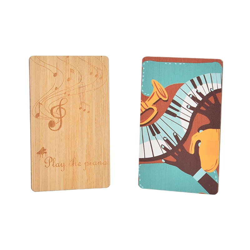 Eco-Friendly Membership Card Wooden Material NFC Business Gift Cards