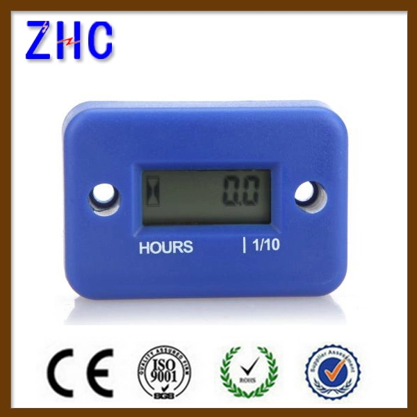 Generator 6V-270V Digital LCD Display Engine Hour Meter for Gasoline Engine Racing Motorcycle