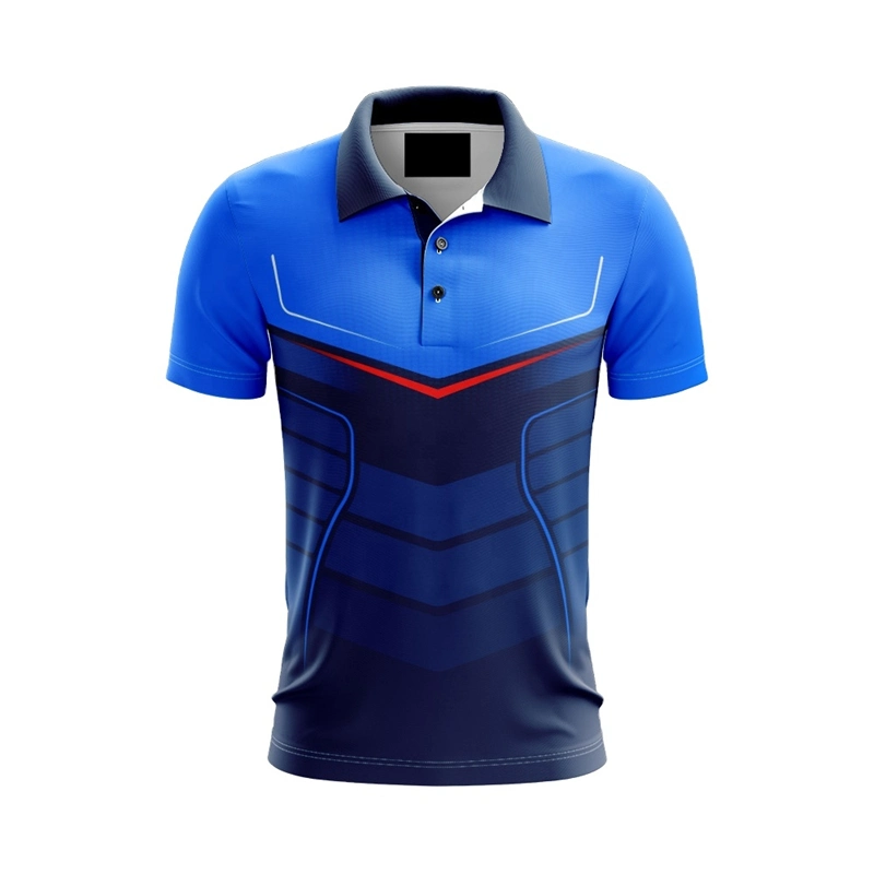 Último diseño Top Quality Custom Logo Sublimation Polo para hombre