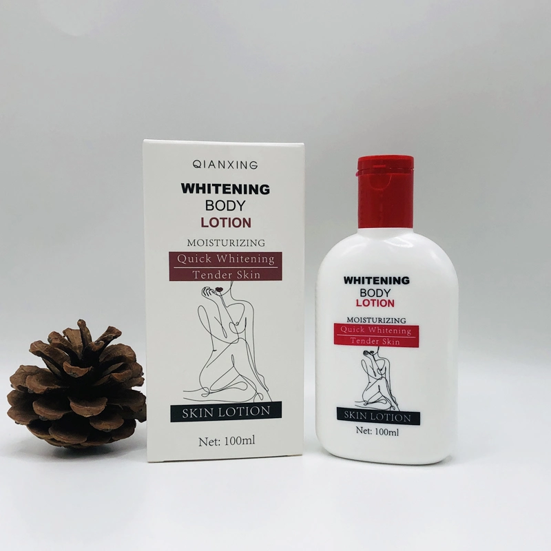 Private Label Organic Moisturizing Milk Whitening Body Lotion for Black Skin