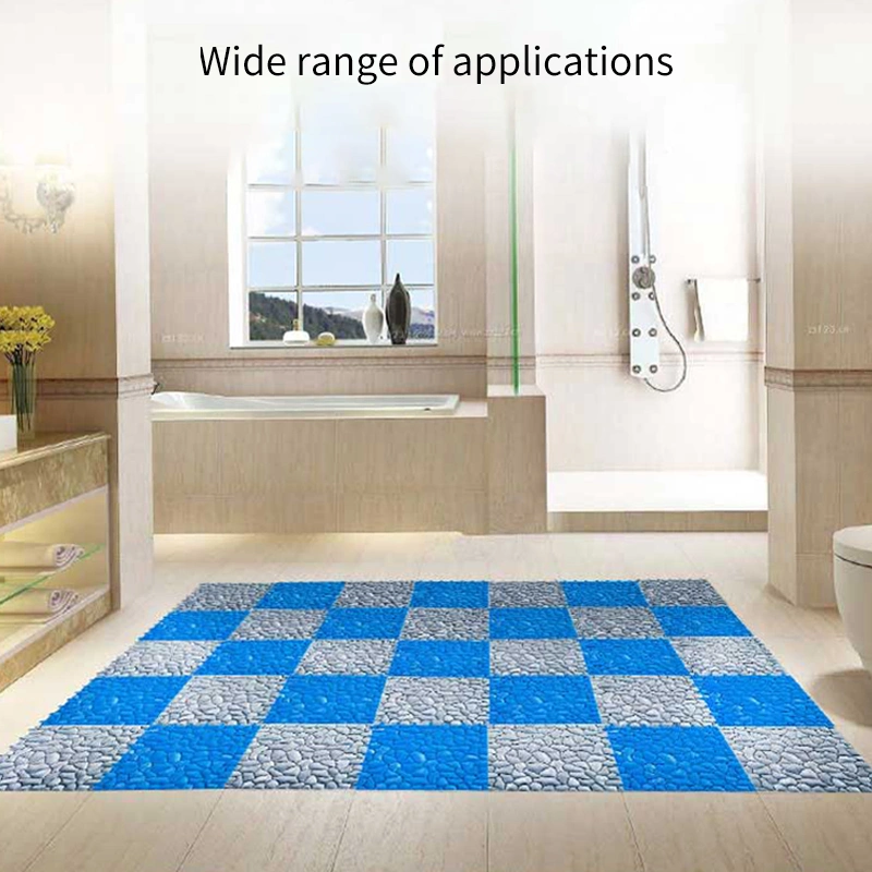 Interlocking Anti Slip Soft Draining PVC Mat for Shower