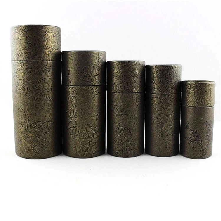 Custom White Food Paper Tube Biodegradable Coffee Printing Tube Package Can