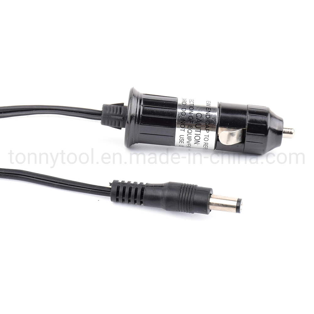 12V Fused Replacement encendedor enchufe con cables y 5A Fusible