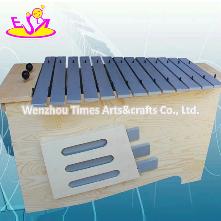 2021 New Arrival Gray Wooden Educational Knock Piano for Toddlers W07c093A