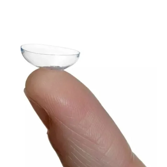 Free Sampling Low MOQ Eye Contact Lense Daily Transparent Clear Color Soft Contact Lens with Power