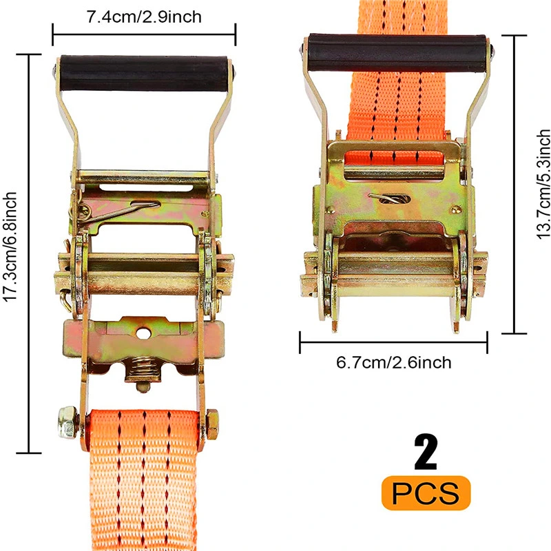 Храповые ремни для тяжелых условий эксплуатации 6 м х 4 см стяжные ремни с храповым механизмом набор крепежных ремней с металлическими крюками натяжные ремни 4400 фунтов для грузовиков, автомобилей, лодок