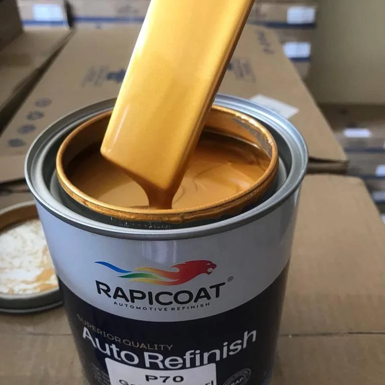 Color Effect Long Lasting Metallic Automotive Refinish 1K Basecoat Pearl Metallic White Excellent Adhesion Power