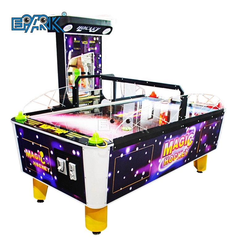 Теннисная настольная теннисная машина с аттракционов Air Hockey Table с монетным управлением и звездой Тема