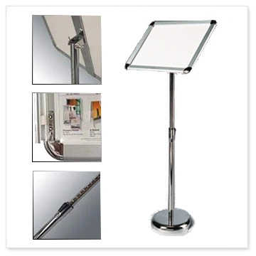 Advertising Floor Standing Display Stand A4 Sign Holder