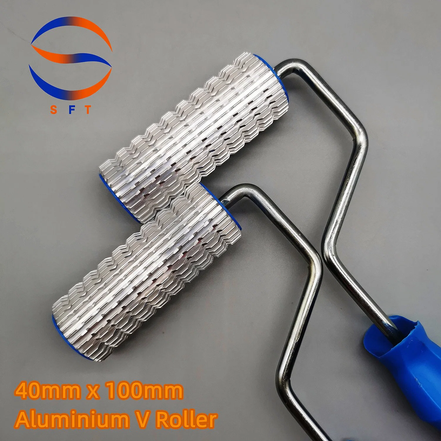 40mm Diameter Aluminum Hybrid Rollers GRP Rollers for Fiberglass Laminating