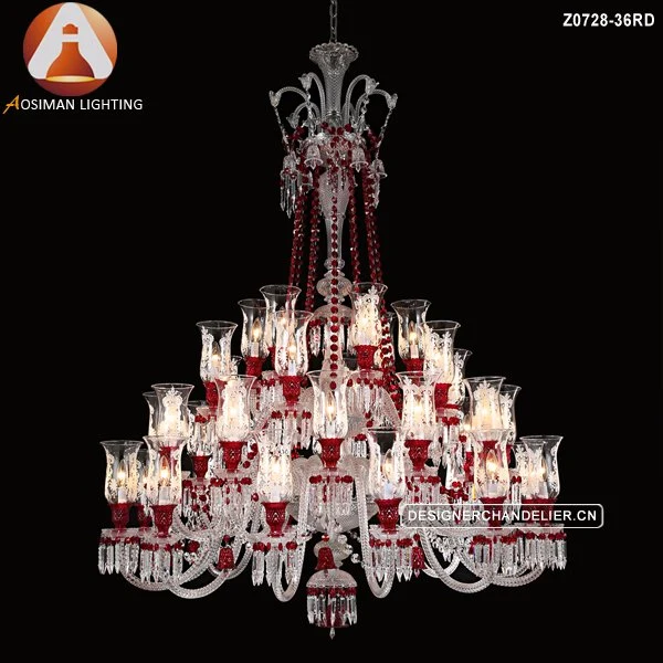 Lampara Colgante Arana Large Hotel Lobby Villa French Crystal Chandelier