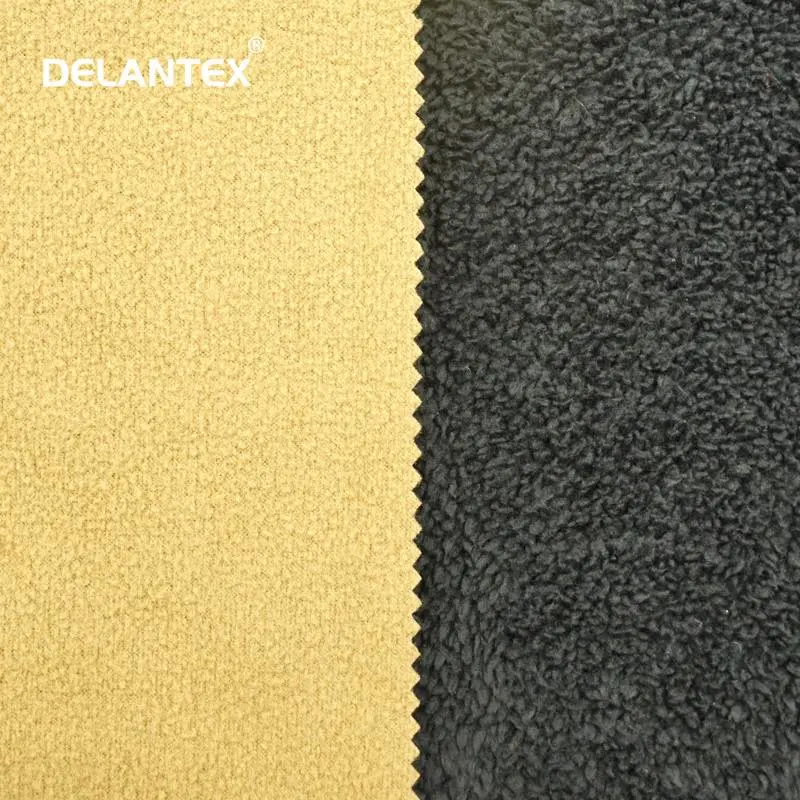 Good Quality Polar Fleece Bonded with Sherpa Fabric for Winter Jacket