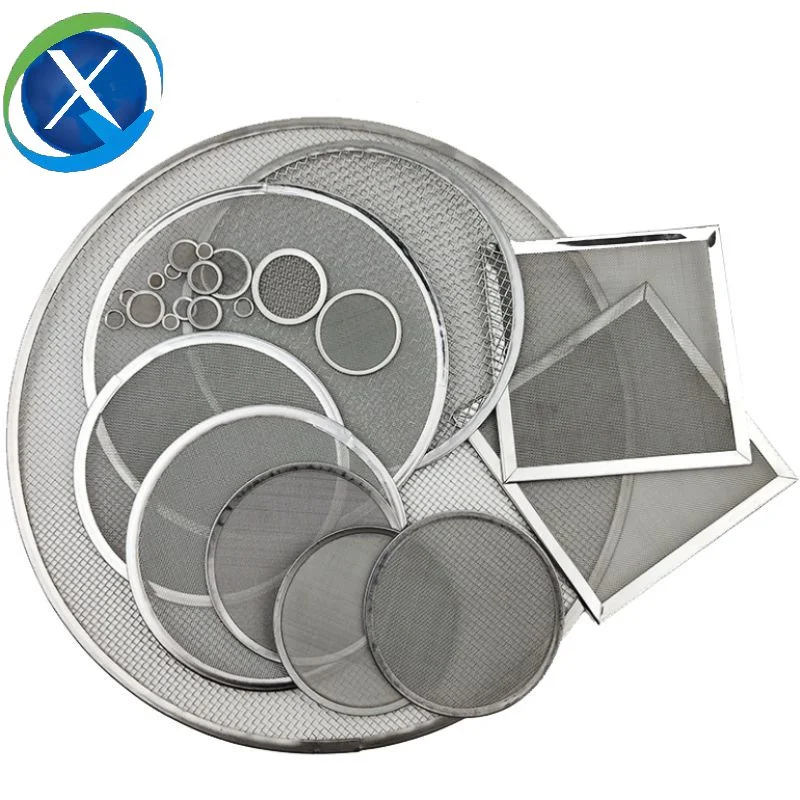 Stainless Steel 304 Double Layer 50 70 100 150 Micron Spot Welding Wire Mesh Filter Discs