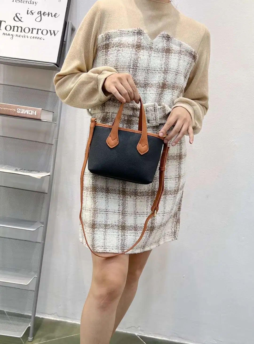 PU Handbag Fashion High quality/High cost performance  Lady Handbags Luxury Bag Crossbody Bagreplicas Bags Daily Used