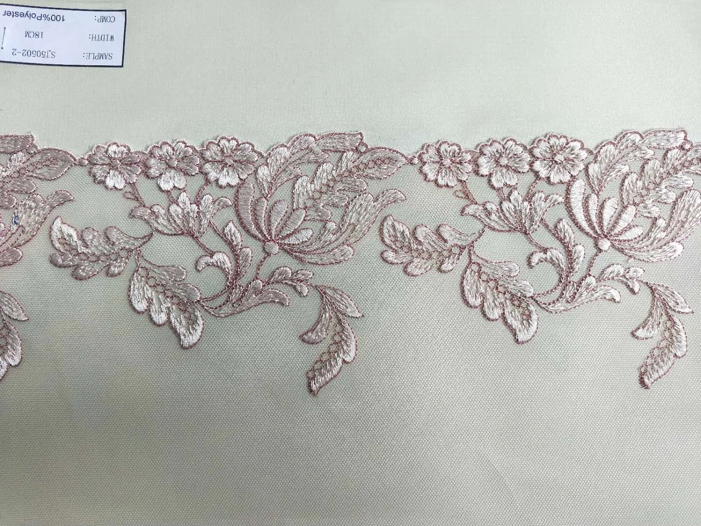 Fancy Accessories Tulle Embroidery Lace for Women Underwear Garment Accessories