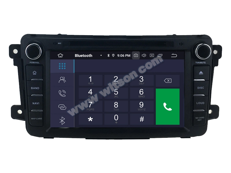 Radio de voiture Android 10 de Witson lecteur Bluetooth pour Mazda CX-9 2009-2014 système audio GPS multimédia du véhicule