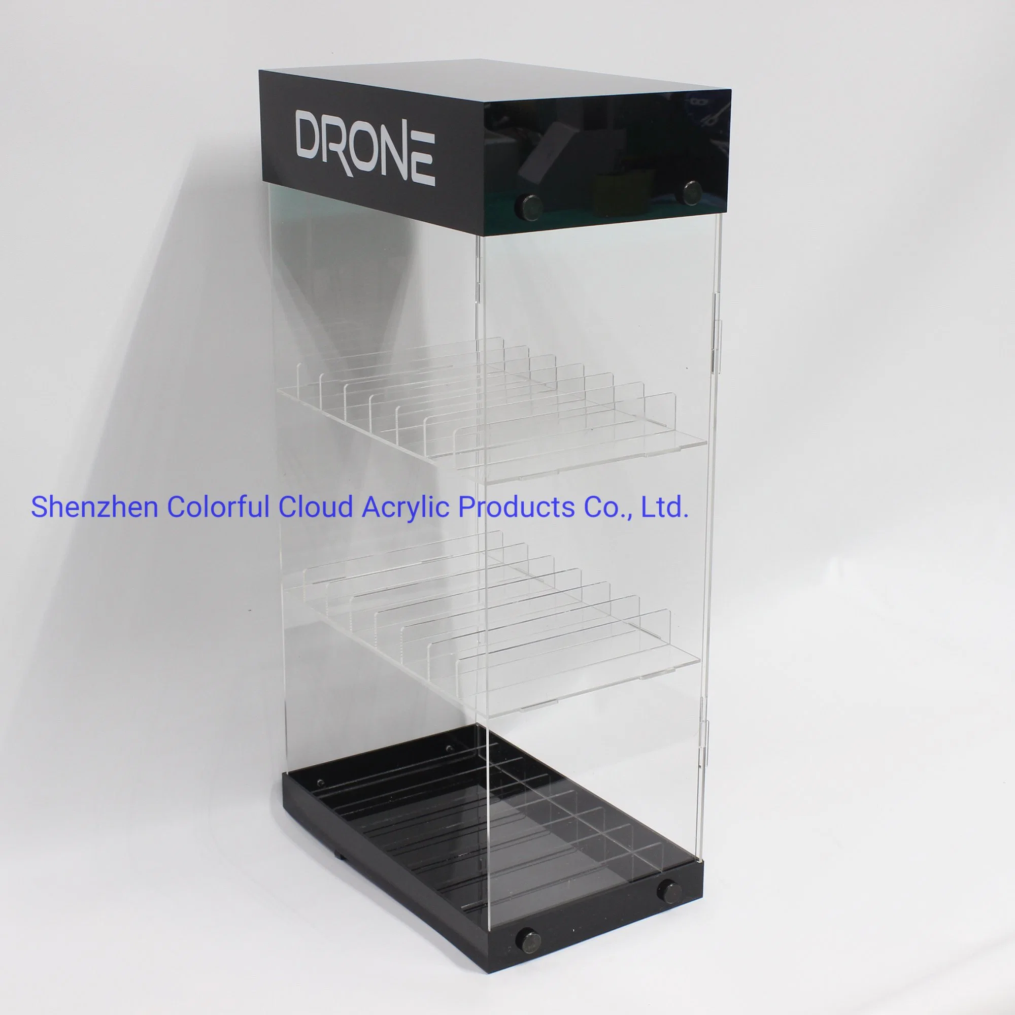 Acrylic Combination Display Case Shopping Mall Counter Vape Display Stand