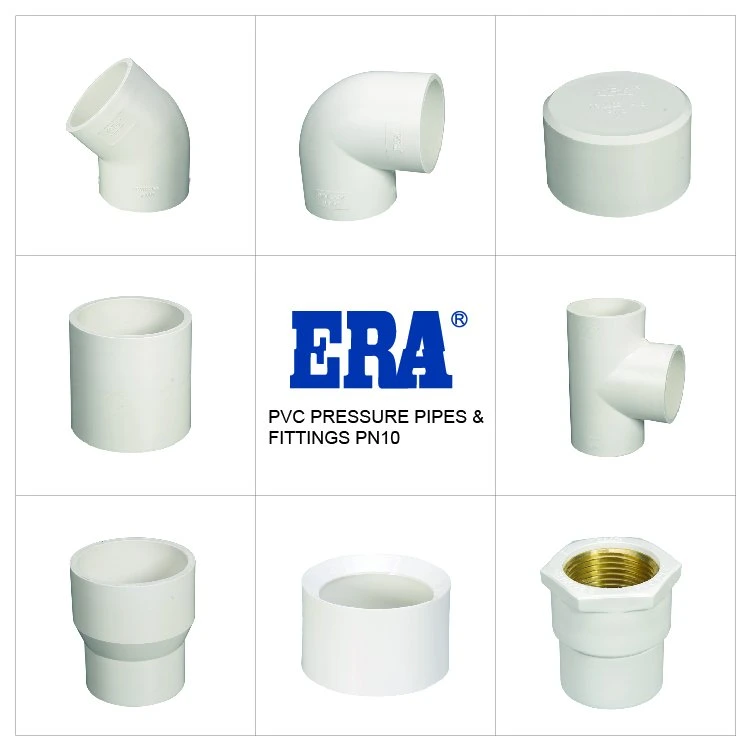 Era Plastic/PVC DIN Standard Dvgw Certificate Pressure Pipe Fitting DIN ISO1463 Pn10 Pipe