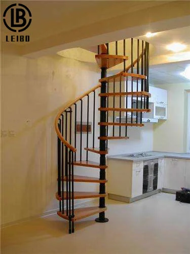 Dimensions Carbon Stainless Steel Structure Modern Design Metal Cast Iron Spiral Staircase