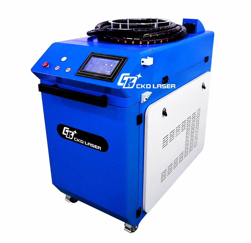 1000W 1500W Small Head Paint Rust Removal Laser Cleaning Machine for Metal Oil Steel Painting Car Parts Clean Wash Washing