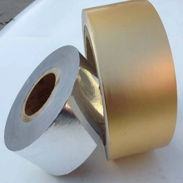 Luva do cone de sorvete de ouro de prata de papel papel de alumínio