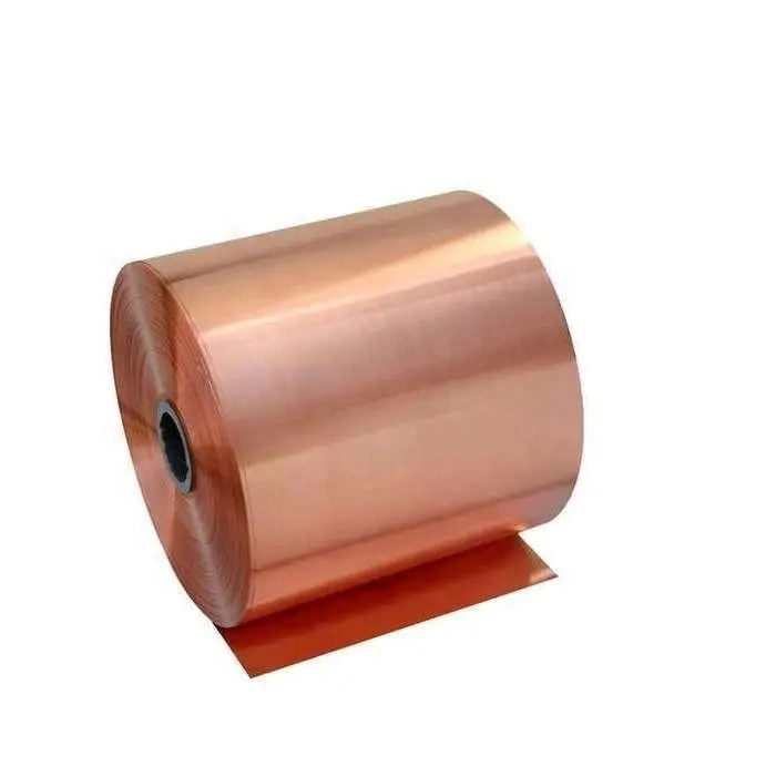 C1100 C1200 0.1 mm Copper Alloy Strip Copper Foil for Battery Copper Tape Foil