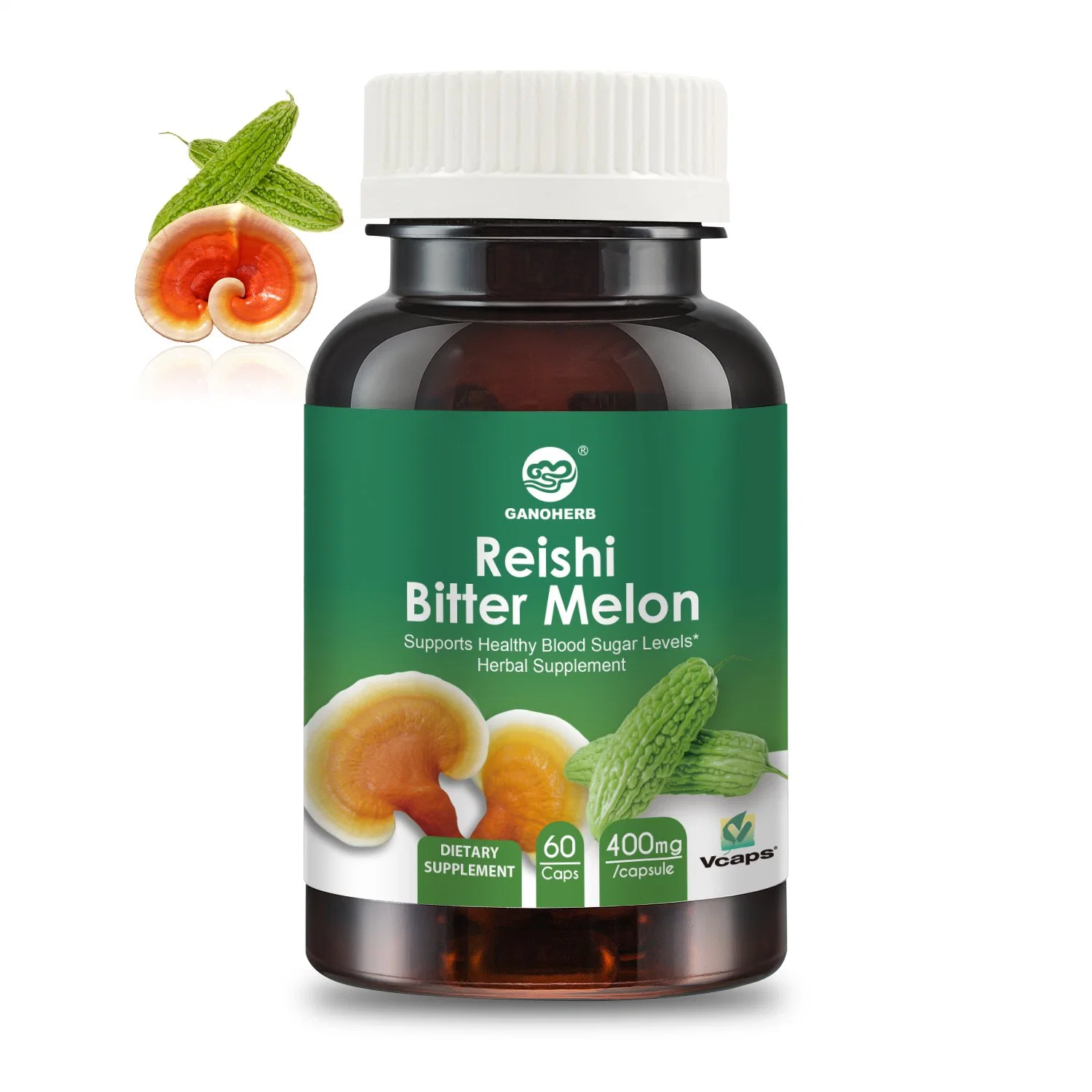 Reishi Pilzbeule Bitter Melon Kapsel Kräutertee Gesundheit Essen