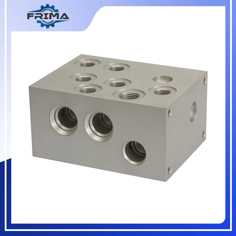 OEM CNC Machining Valve Adaptors Hydraulic Manifold Block