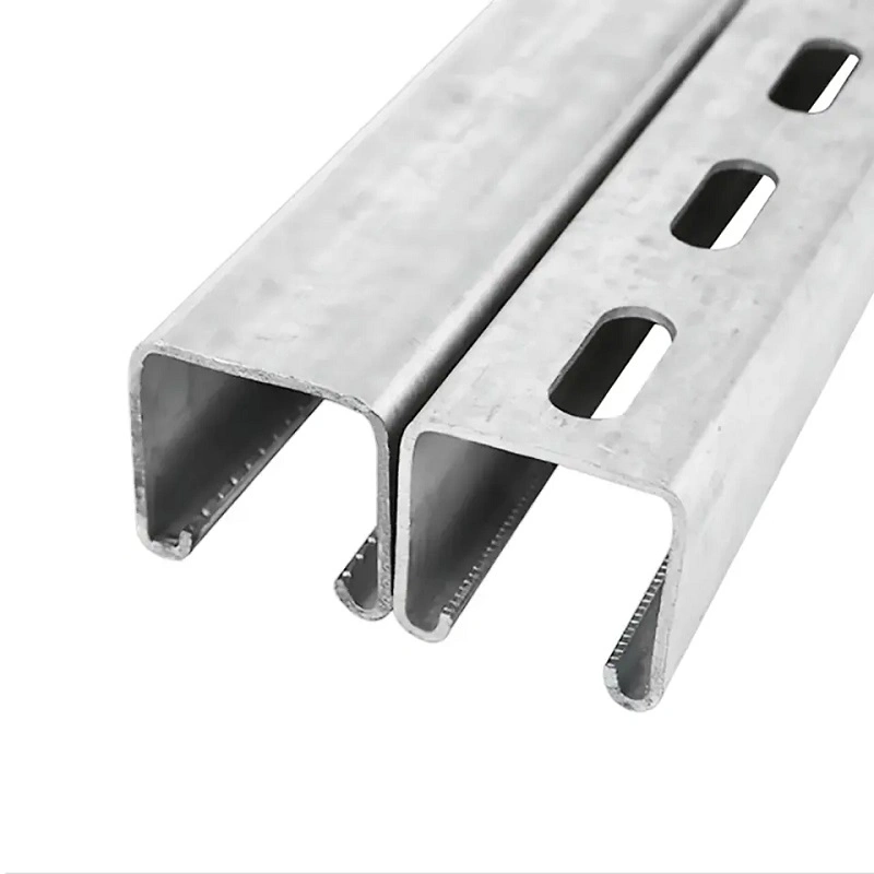 Galvabond Unistrut Metal Seismic Support System C Rolling Steel Profile C Channel Steel Pregalvanized Iron Strut Support Channel