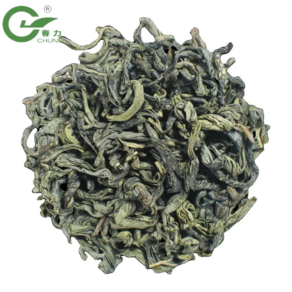 Strong Green Tea Flavor Factory Supply Chunmee Green Tea Leaves 41022AAA