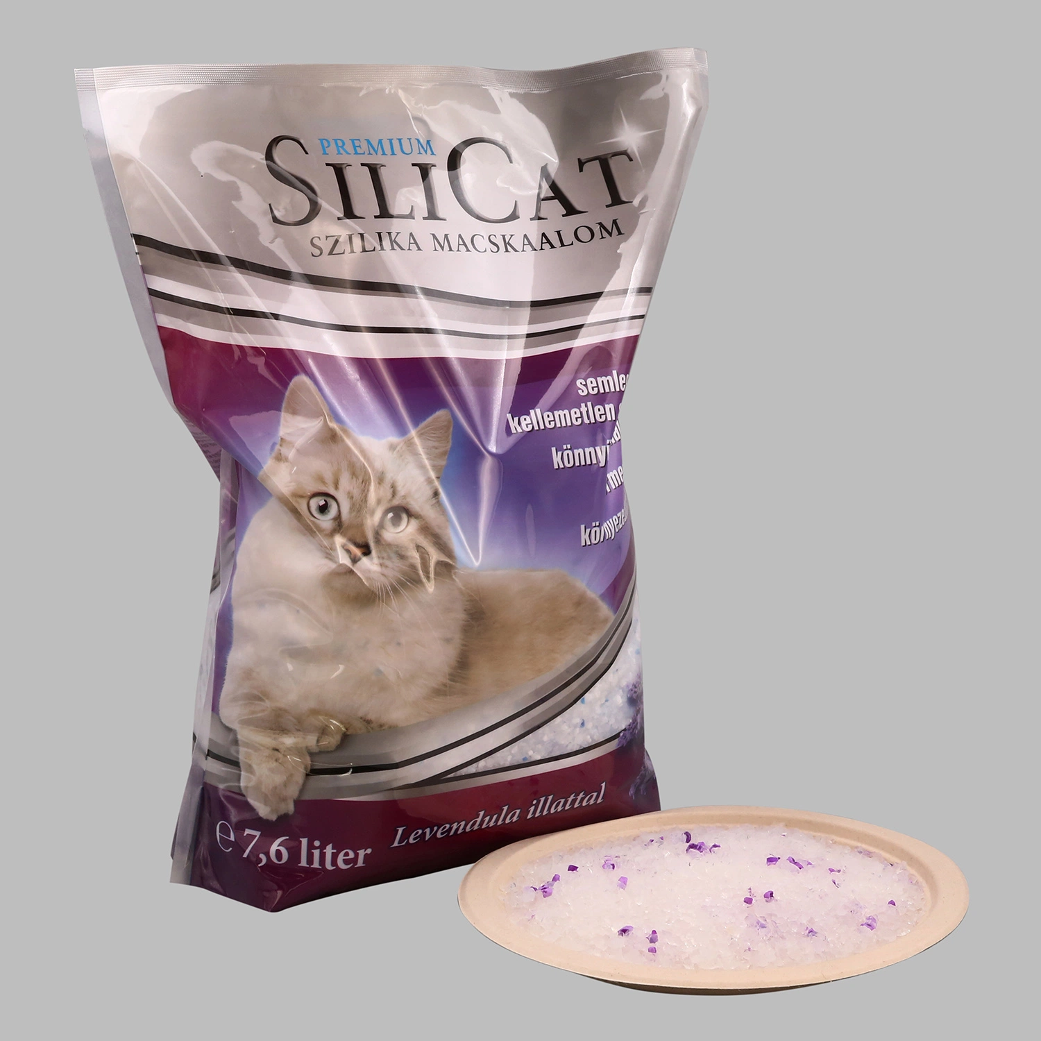 Non-Clumping Cat Toilet Box Odor Control Pet Accessories of Cat Silica Gel Litter